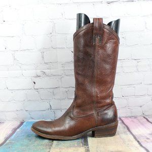 FRYE Carson Pull On Leather Riding Boots Size 9 B